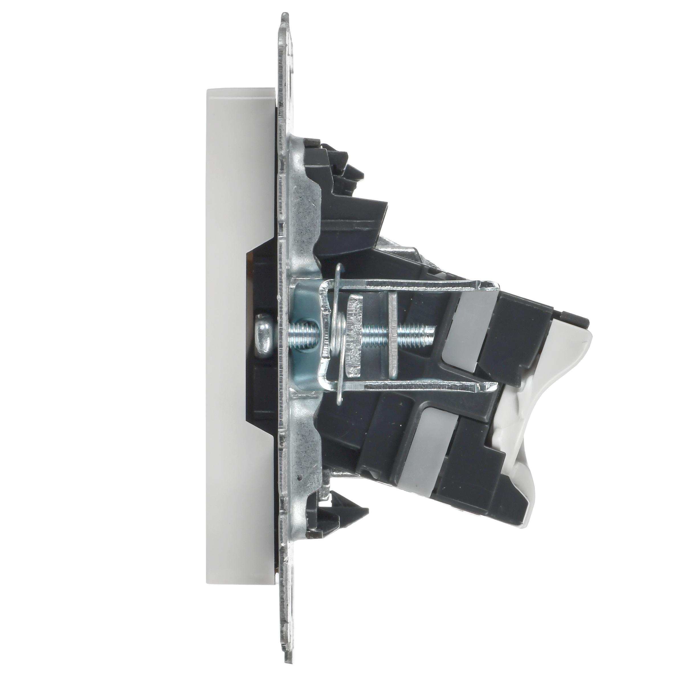 BRITE Розетка двойная TV+RJ45 кат.5E РТВ/РК12-БрБ белый IEK - Фото 3