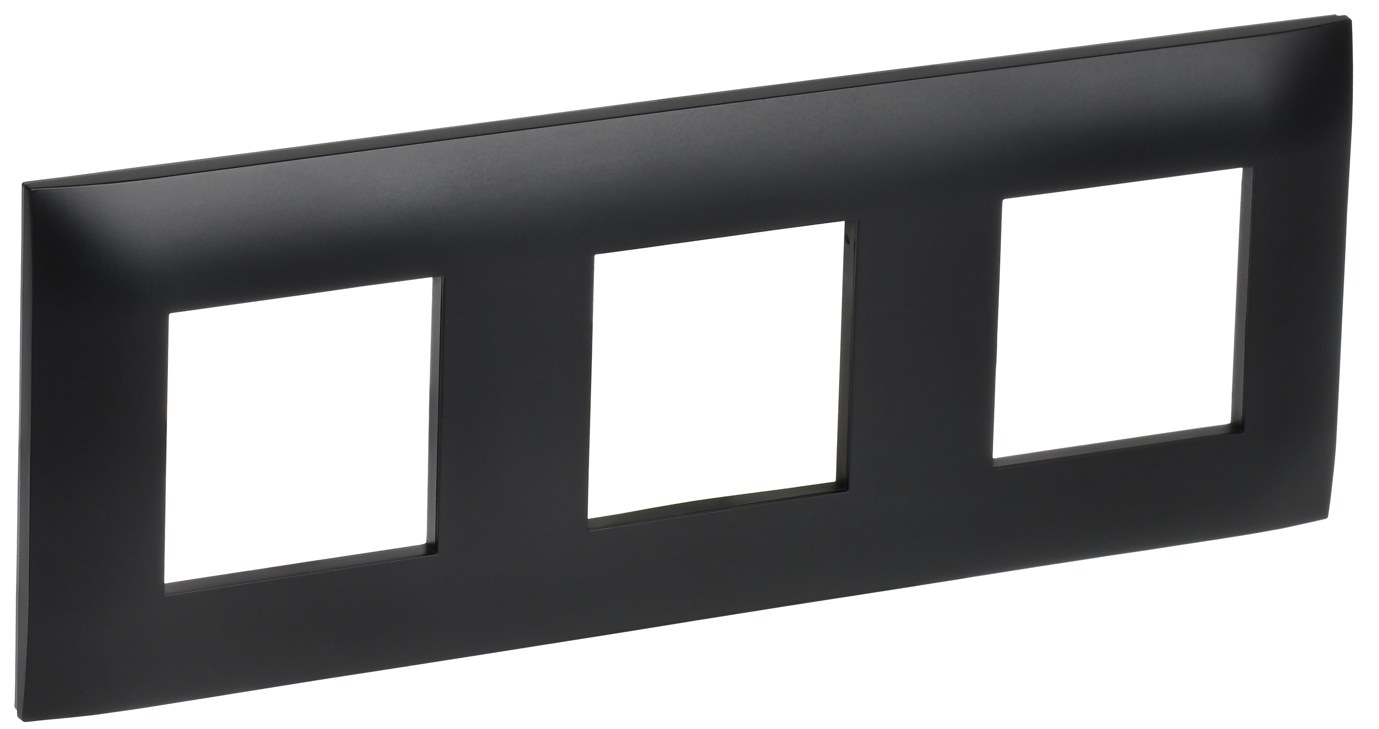 SKANDY Рамка 3-местная SK-F03Bl черный IEK SK-M32-K02