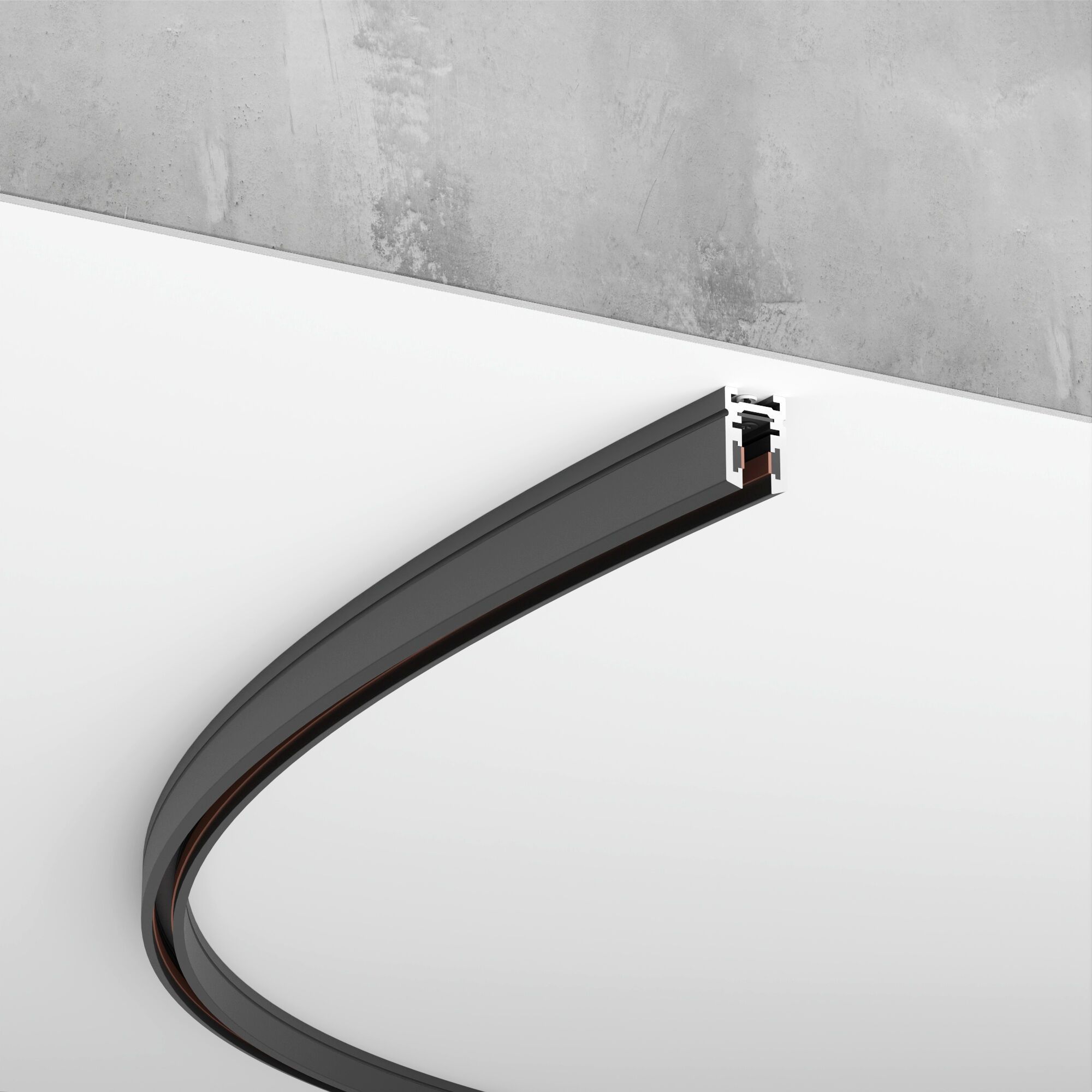 Mini Magnetic Шинопровод накладной (черный) Ø900 мм a065642