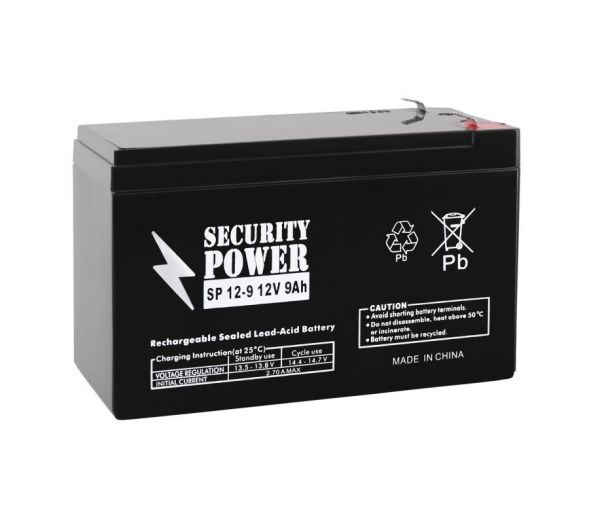 Аккумуляторная батарея Security Power SP 12-9 12V/9Ah