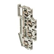 Колодка клеммная пружинная двойная JXB-ST-2.5 26А серая EKF plc-jxb-st-2.5-4-2