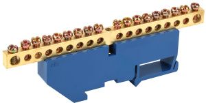 Шина N "ноль" на DIN-изол ШНИ-6х9-18-Д-С IEK YNN10-69-18D-K07