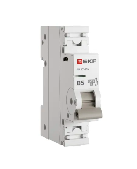 Авт. выкл. 1P 5А (В) 4,5kA ВА 47-63N EKF PROxima