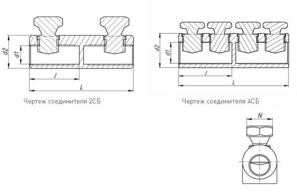 Соединитель болтовой  4СБ-1-005  (25-50)  ЗЭТАРУС - Фото 3