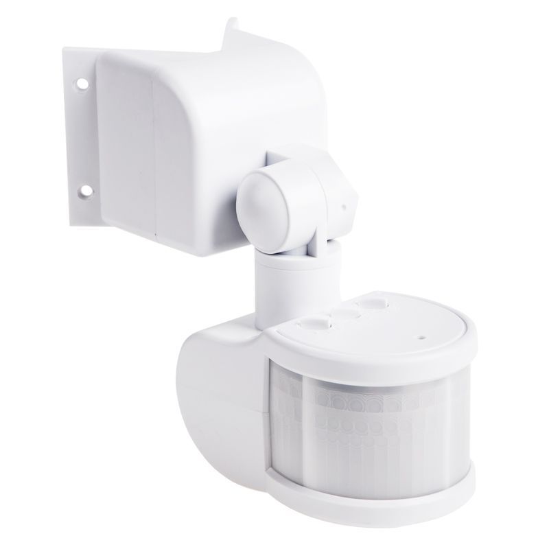 Датчик движения угловой ДДУ 01, 270°, 1200 Вт, 10-2000 Лк, 2-12 м,10-420 сек. IP44 REXANT 11-9204