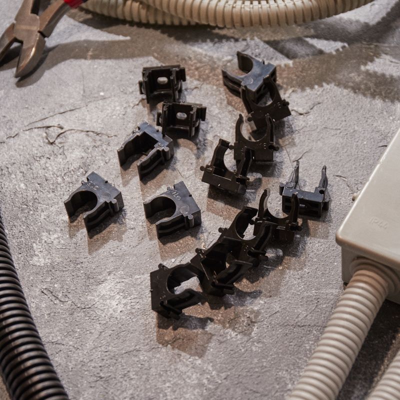 Крепеж-клипса для монтажного пистолета Ø 16 мм, черная (100 шт/уп) REXANT - Фото 4