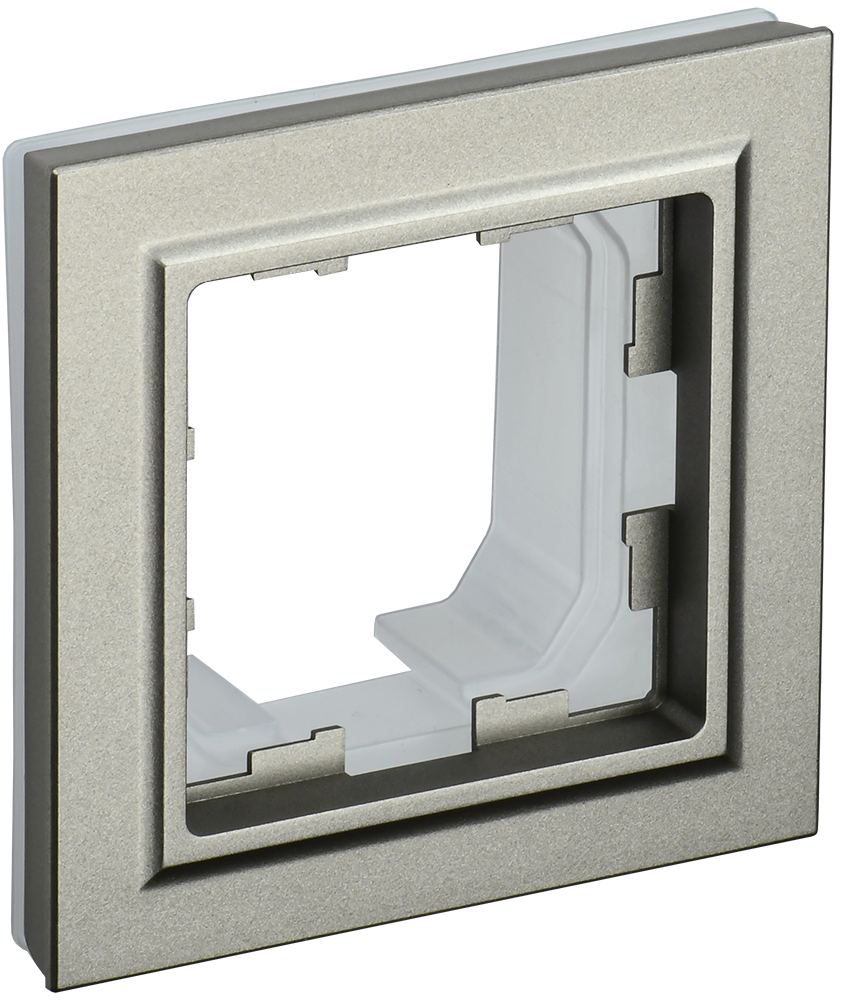 BRITE Рамка 1-местная IP44 РУ-1-БрШ-44 шампань IEK