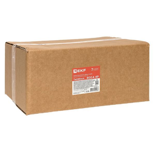 Рубильник 800A 4P без рукоятки управления TwinBlock EKF - Фото 6