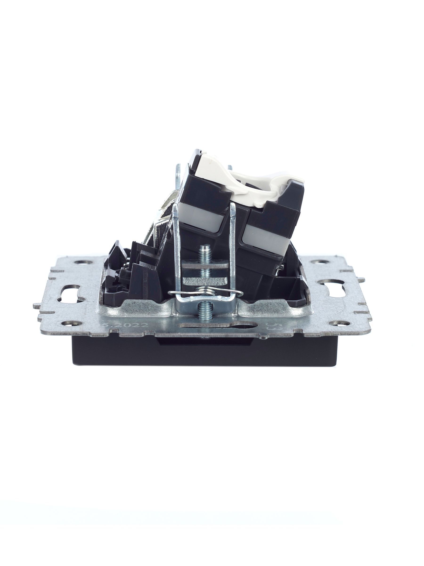 BRITE Розетка двойная TV+RJ45 кат.5E РТВ/РК12-БрГ графит IEK - Фото 3