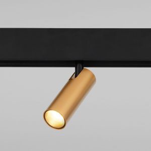 Slim Magnetic Трековый светильник 7W 4200K Cubo (латунь) 85035/01 Elektrostandard a062794