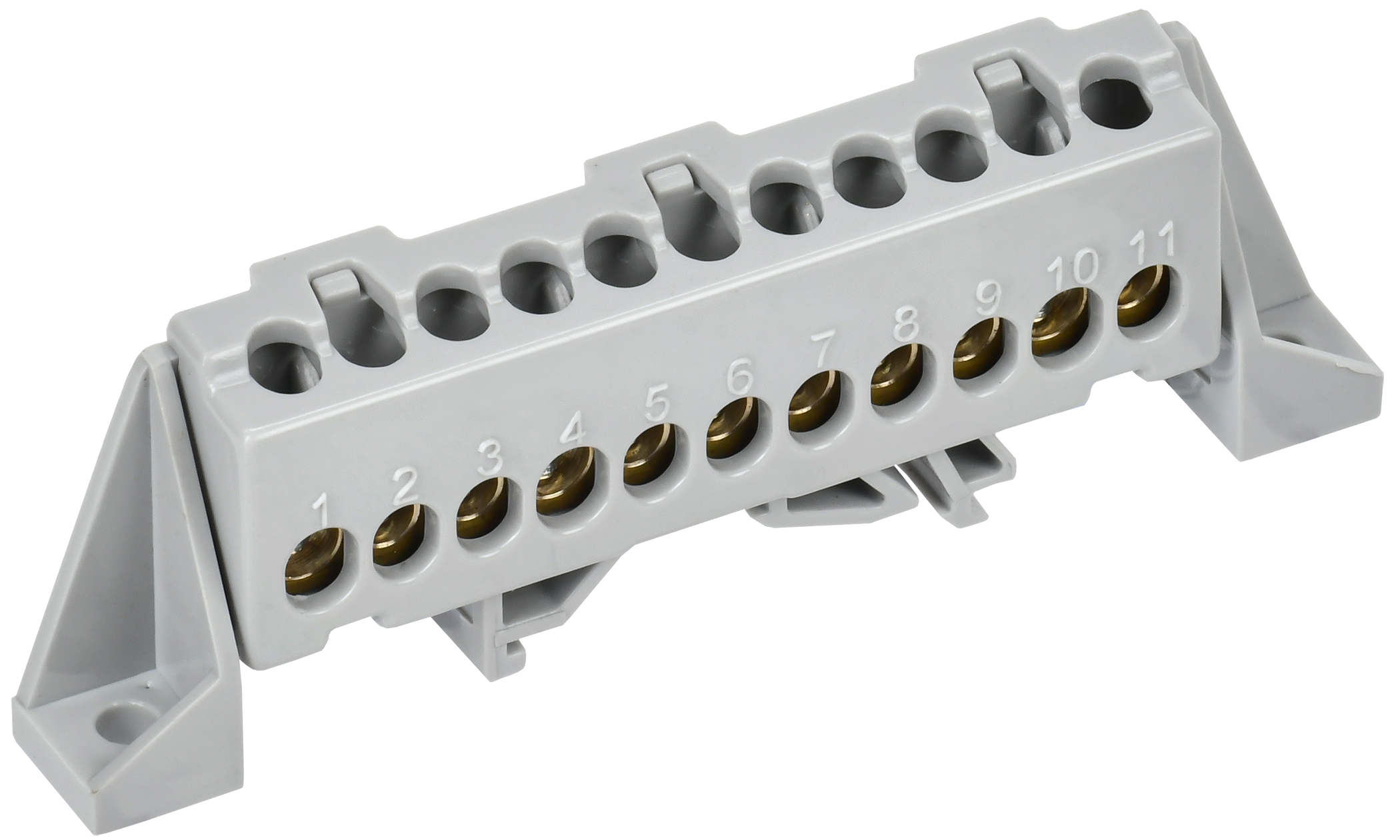 TEKFOR Шина L "фаза" в комбинированном DIN-изоляторе "Стойка" 6х9-11-Ср IEK TF-NN10-11-DP-K03