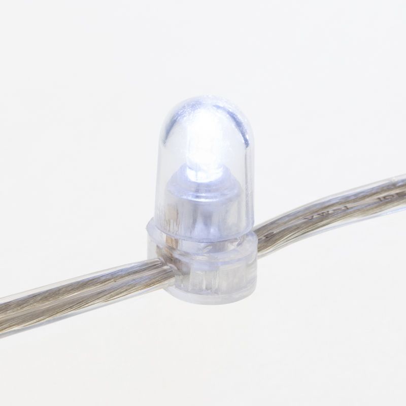 Гирлянда LED Клип-лайт 12 V, прозрачный ПВХ, 150 мм, цвет диодов Белый Flashing (Белый) - Фото 5