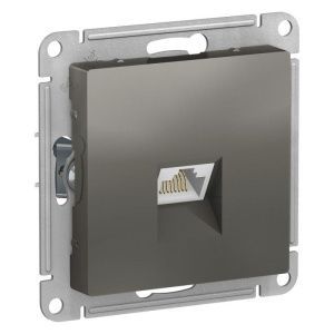 Розетка компьютерная AtlasDesign RJ45 кат.6A механизм сталь SE ATN000986 1324408