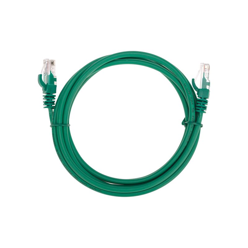Патч-корд U/UTP, CAT 5e, RJ45-RJ45, 26AWG, LSZH, зеленый, 2м REXANT 02-0106-2