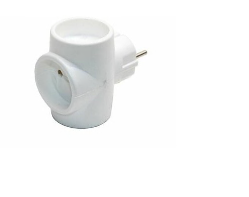 Сетевой разветвитель 3 гн. б/з, 16 А, АБС, 3T16 белый, в индивидуальной упаковке 3Т16 бел. И.У.