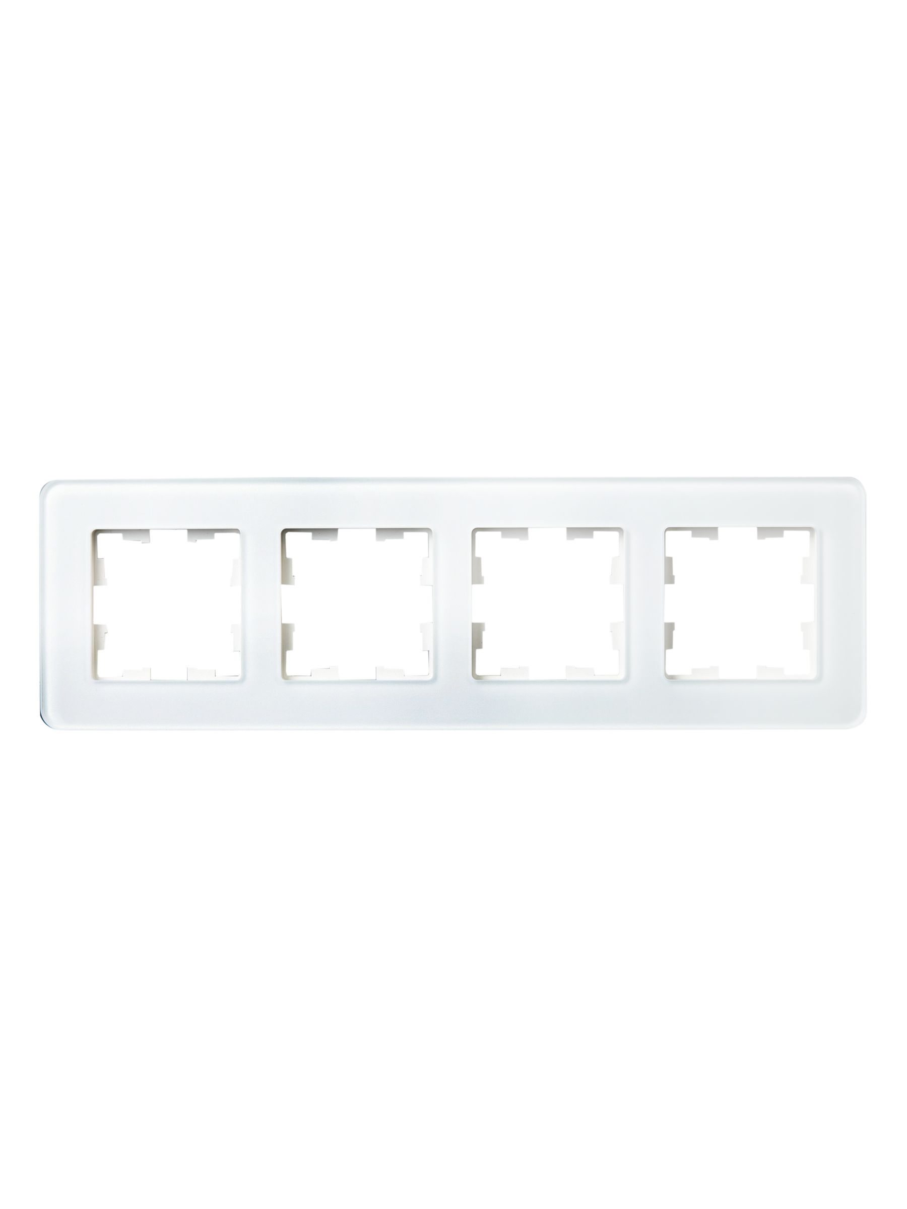 BRITE Рамка 4-местная РУ-4-2-Бр стекло белый RE IEK - Фото 7