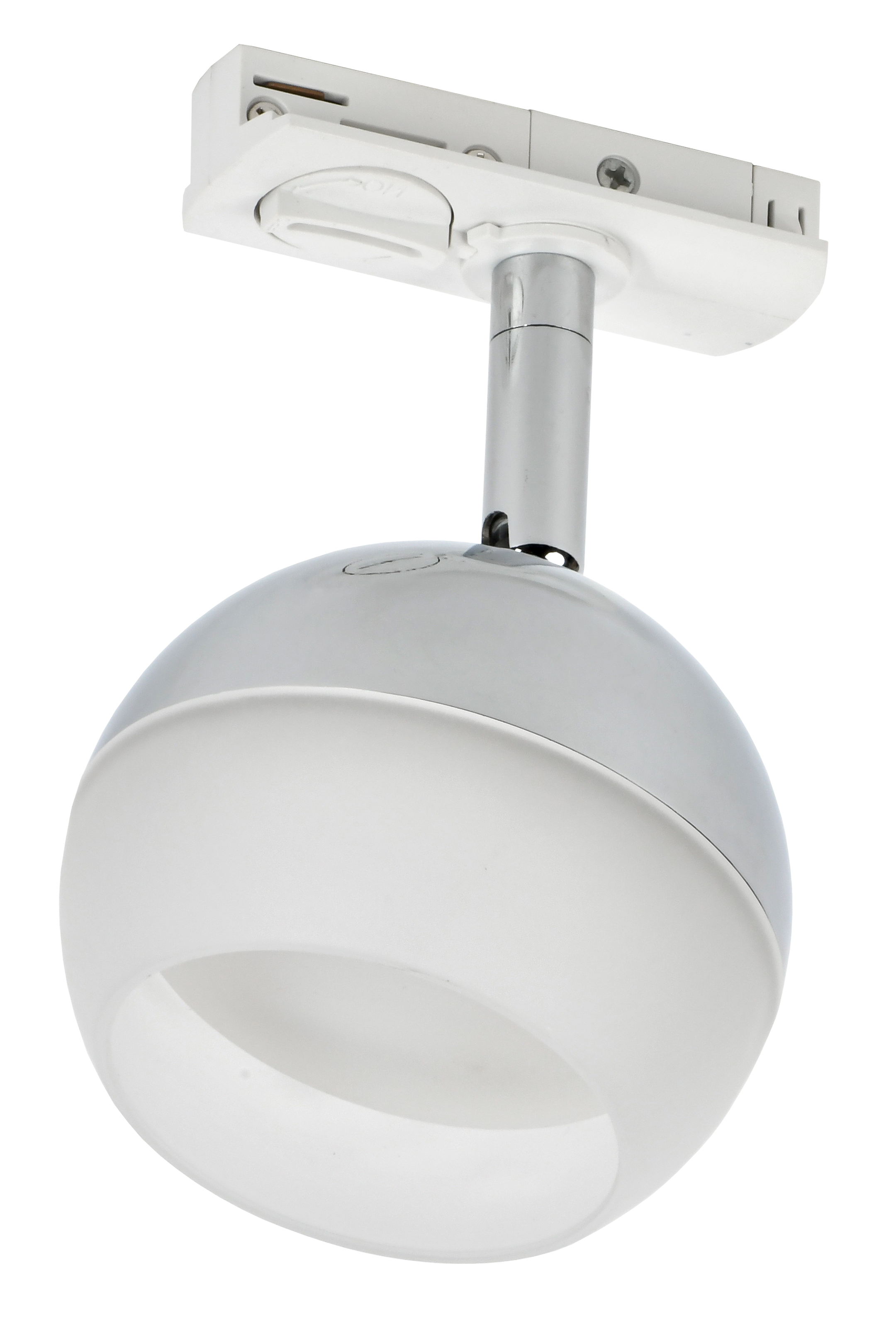 LIGHTING Светильник 4118 декоративный трековый поворотный под лампу GX53 хром IEK LT-USB0-4118-GX53-1-K23