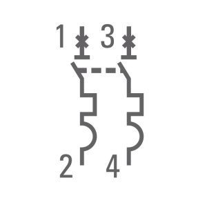 Авт. выкл. 2P 40А (C) 4,5kA ВА 47-63 EKF