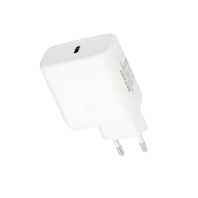 Сетевое зарядное устройство REXANT USB-C адаптер, 45W белое 18-2217