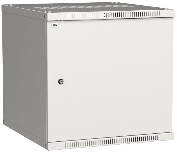 ITK Шкаф LINEA WE 9U 600х600мм дверь металл серый