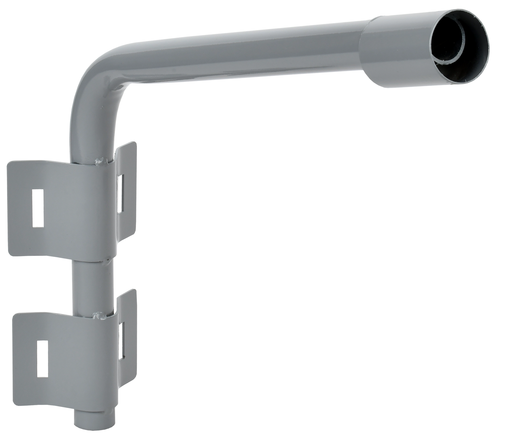 LIGHTING Кронштейн КР-2 D=48мм L=500мм под монтажную ленту 2 хомута серый IEK LT-DKU0D-CR-48-50-22-K03