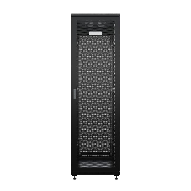 Шкаф напольный 19" 42U 800х1000мм, передняя и задняя дверь с перфорацией, RAL9005 REXANT - Фото 3
