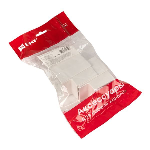 Угол внутр. (40х40) (4 шт) белый EKF-Plast - Фото 2