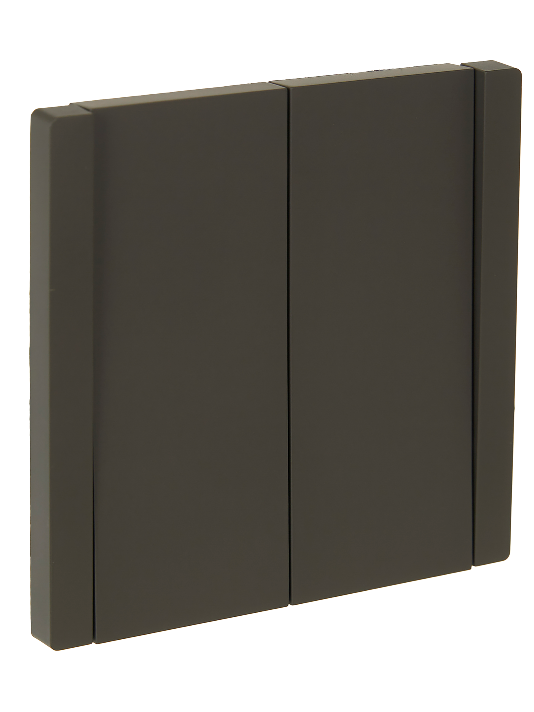 FORTE&PIANO Выключатель 2-клавишный 10А FP305 серый IEK FP-V20-0-10-1-K03