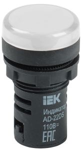 Лампа AD22DS(LED)матрица d=22мм белый 36В AC/DC IEK BLS10-ADDS-036-K01