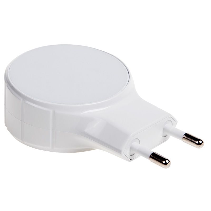 Сетевое зарядное устройство 2хUSB (СЗУ) (5 V,2100 mA+1000 mA ) белое REXANT 18-2223