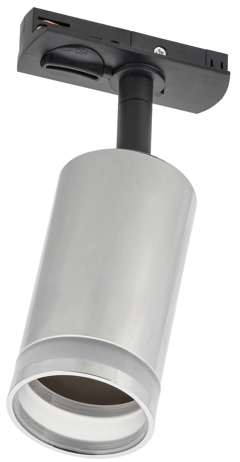 LIGHTING Светильник 4116 декоративный трековый поворотный под лампу GU10 хром IEK LT-USB0-4116-GU10-1-K23