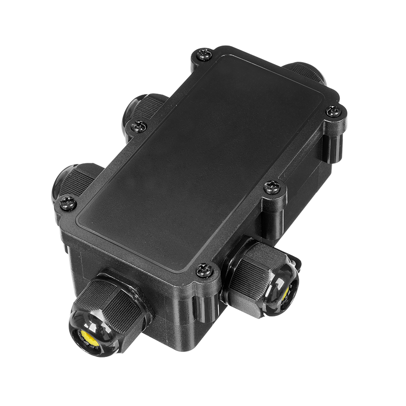 Герметичный соединитель WOLTA WTB-WBQ/01B IP68 черный 162х108х38мм 1/1/100 WTB-WBQ/01B