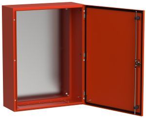 TITAN 5 Корпус металлический ЩМП-80.60.30 УХЛ1 IP66 RAL3020 красный IEK TI5-13-N-080-060-030-66