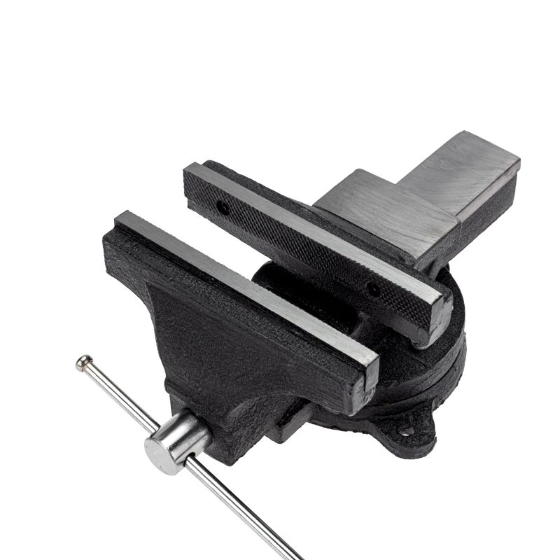 Тиски слесарные 200мм, поворотные, с наковальней KRANZ - Фото 4