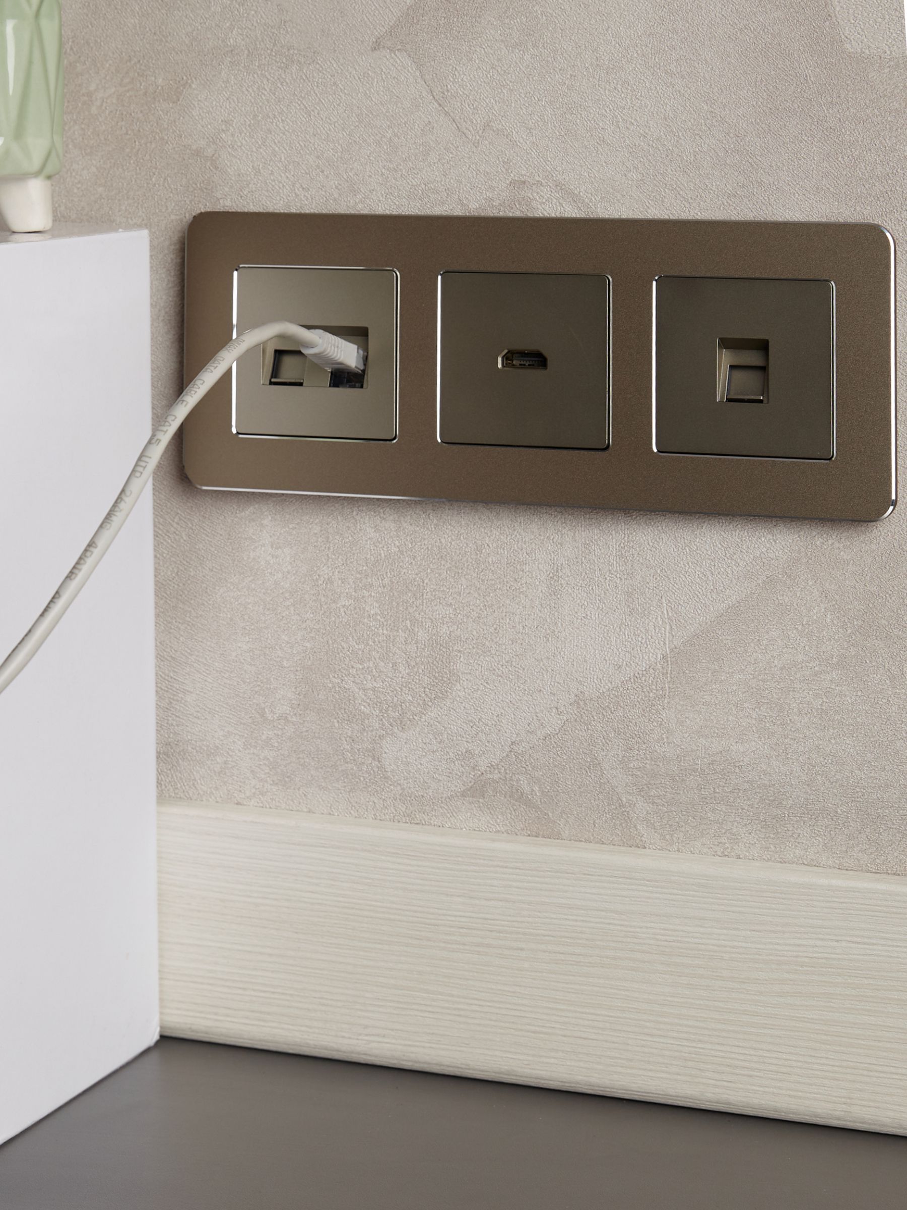 BRITE Розетка компьютерная двойная RJ45 кат.6 РК11-2-БрШ шампань IEK - Фото 6