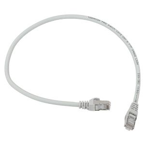 Патч-корд TERACOM PRO Cat.6 экран. FTP LSZH серый (0,5м) TRP-6FTP-LSH-05M-GY