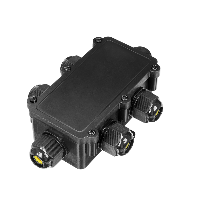 Герметичный соединитель WOLTA WTB-WBQ/02B IP68 черный 162х108х38мм 1/1/100 WTB-WBQ/02B