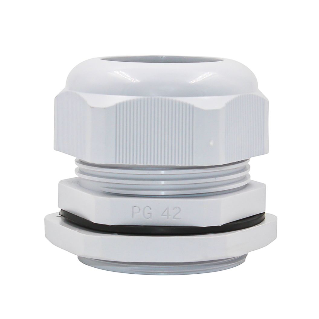 Ввод кабельный PG-42 серый, нейлон, IP68 (d кабеля 32-38 мм) 0807-0011