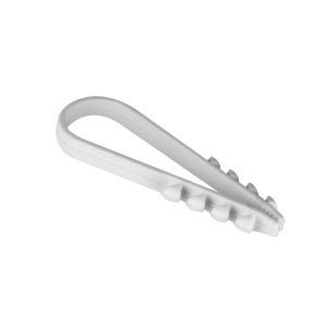 Дюбель-хомут для круглого кабеля (11-18мм) белый (100шт.) EKF PROxima plc-ncc-11x18w