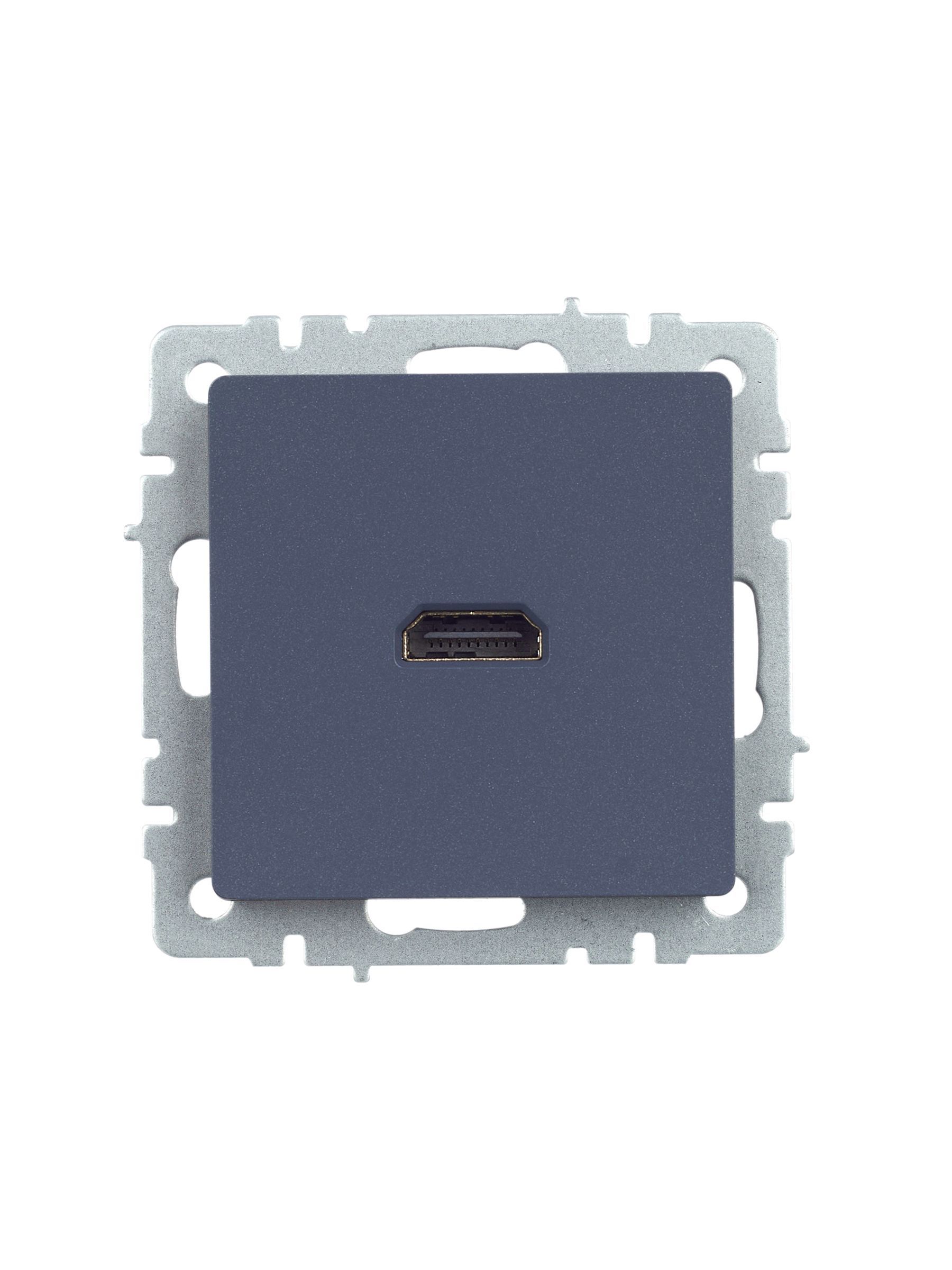 BRITE Розетка HDMI РHDMI-0-БрМ маренго IEK - Фото 5