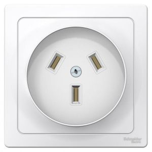 Розетка 1-м СП Blanca 32А IP20 250В 2п+N бел. SE BLNSR003231 1210284