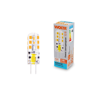 Светодиодная лампа WOLTA WSTD-JC-12V3W6KG4-S 3Вт 6500K G4 WSTD-JC-12V3W6KG4-S