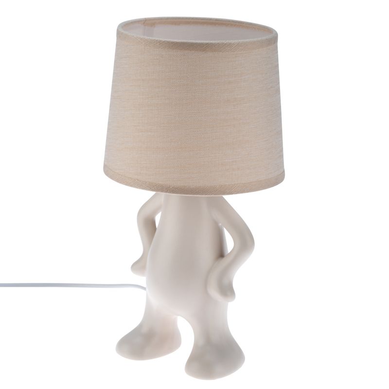 Светильник декоративный Человечек, белый с белым абажуром, Е27 REXANT 603-1037