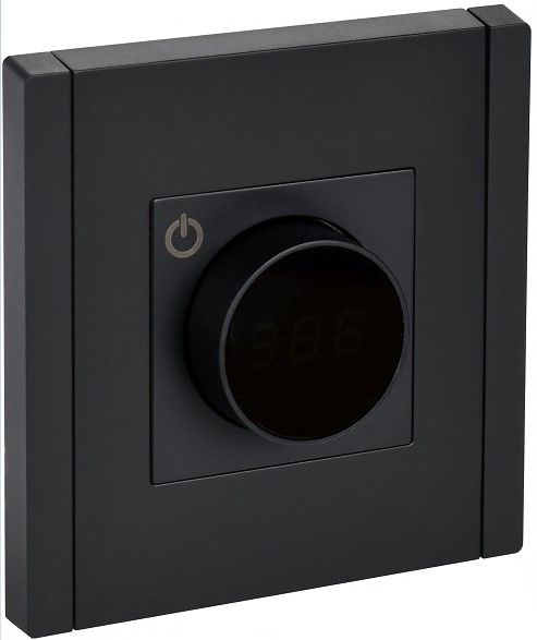 FORTE&PIANO Термостат электронный с индикацией FP152 черный IEK FP-RT11-K02