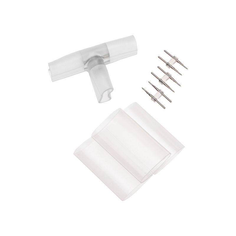 T - коннектор для одностороннего Гибкого Неона 8х16мм (цена за 1 шт.) 134-060