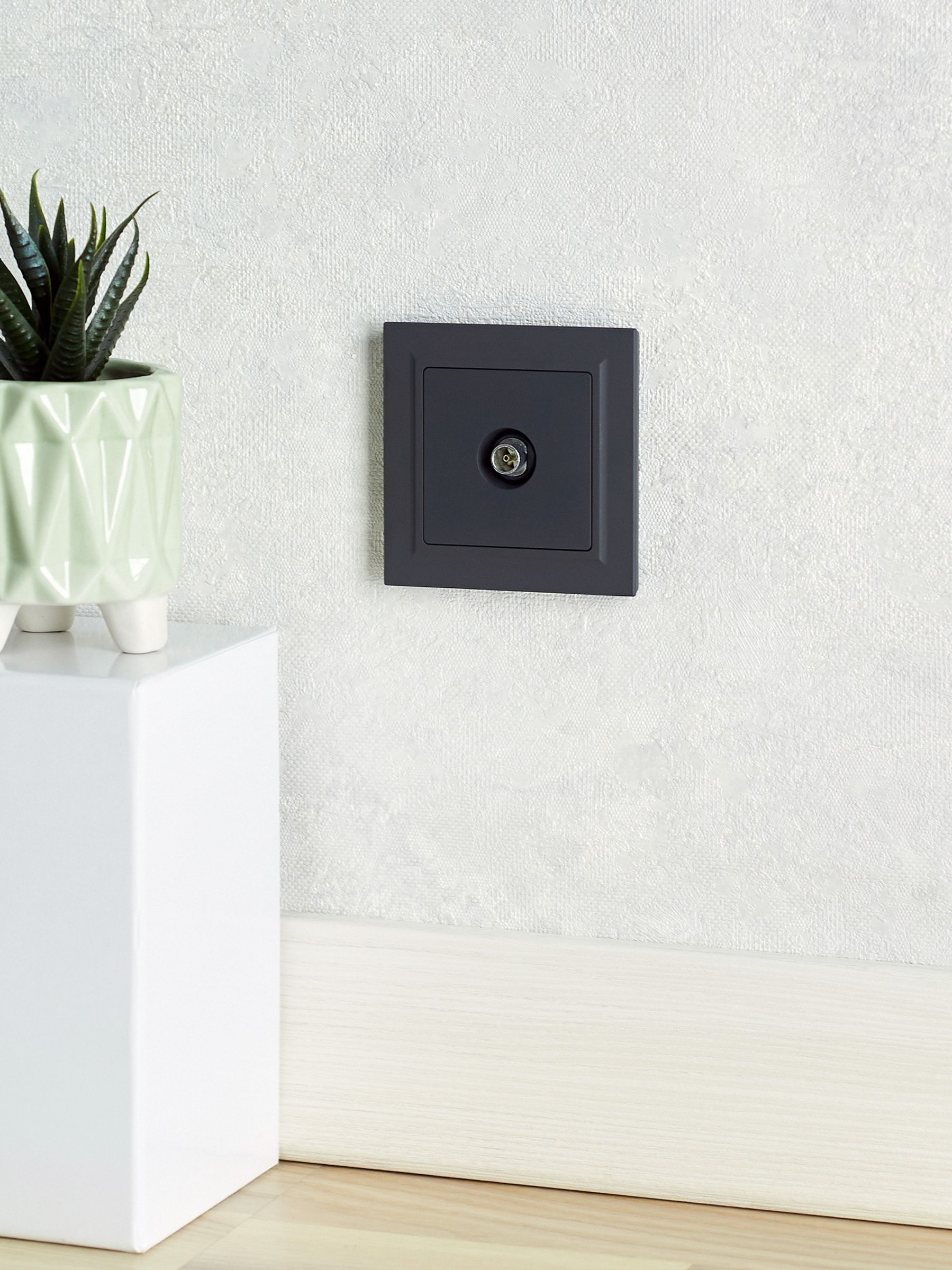 BRITE Розетка TV оконечная РТВ11-0-БрГ графит IEK - Фото 6