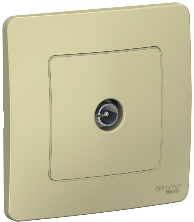 Розетка телевизионная TV СП Blanca коннектор беж. SE BLNTS000017