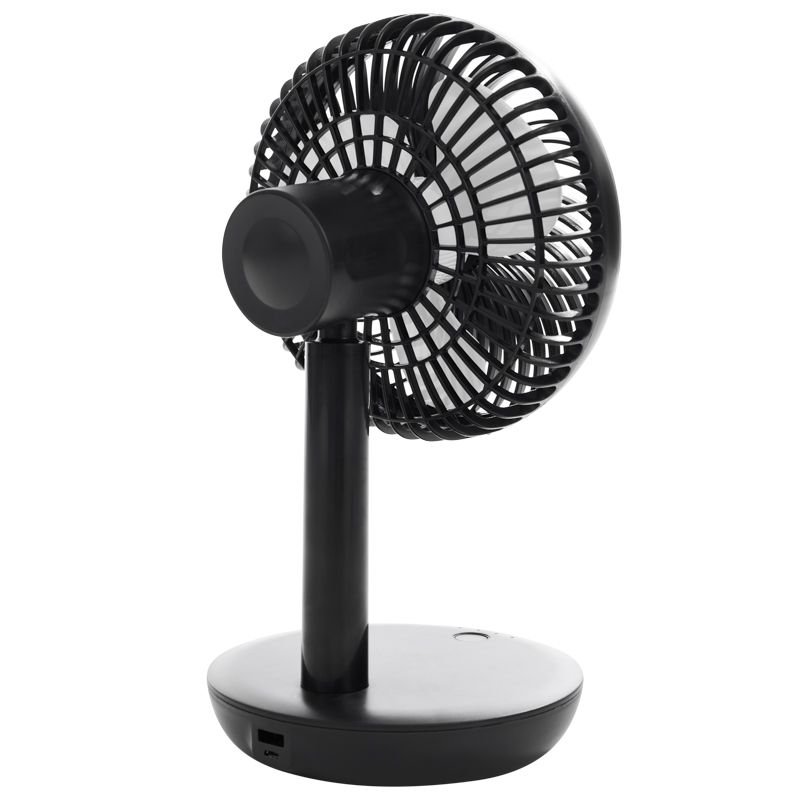 Вентилятор настольный USB, черный, 6 Вт - Фото 5