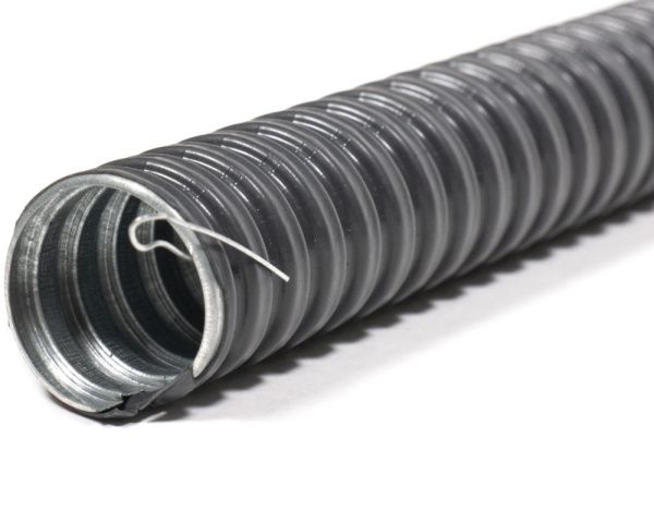 Металлорукав в ПВХ изоляции РЗ-ЦПнг-16 (50 м) с протяжкой ГОФРОМАТИК (ЗЭТАРУС)
