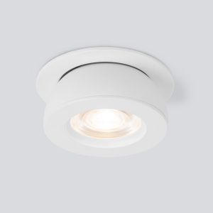 Встраиваемый точечный светодиодный светильник Pruno белый 8W 4200К (25080/LED) 25080/LED Elektrostan a060941
